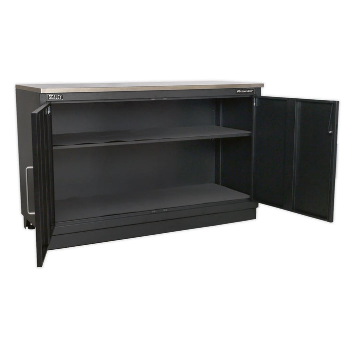 Sealey Modular Floor Cabinet 2 Door 1550mm Heavy-Duty APMS02 Sealey - Dynamic Drive