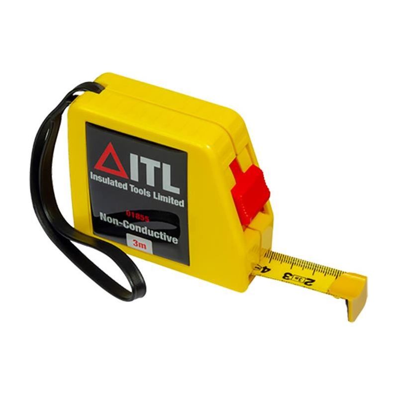 Itl Insulated Insulated Non Conductive Tape Measure 3m (Metric Only) ITL Insulated - Dynamic Drive