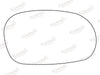 Summit Stick-On Standard Mirror Glass fits Daewoo Lanos RHS Summit - Dynamic Drive