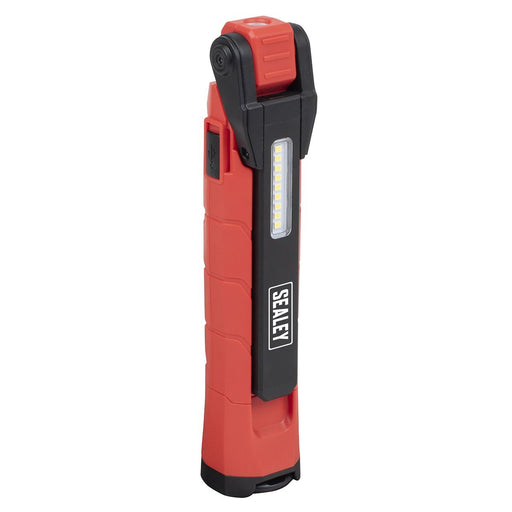 Sealey Rechargeable 360 Inspection Light 10W & 2 x 4W SMD LED - Red LED3605R Sealey - Dynamic Drive