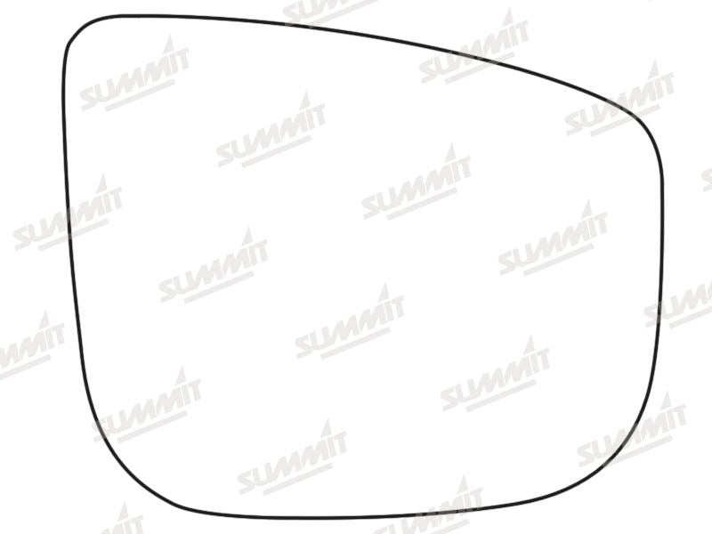 Summit Stick-On Commercial Mirror Glass fits Citroen Berlingo 13 to 14 RHS Summit - Dynamic Drive