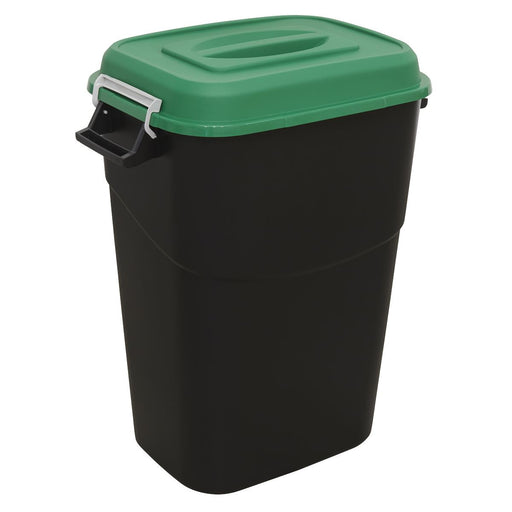 Sealey Refuse/Storage Bin 95L Green BM95G Sealey - Dynamic Drive