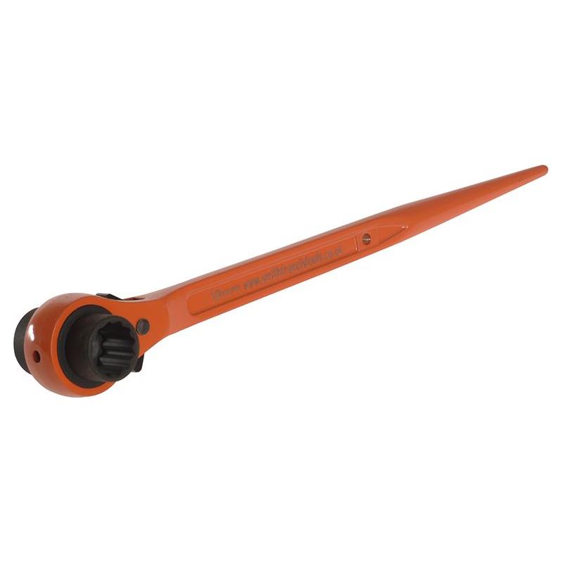 Priory 603 Reversible Ratchet Spanner Podger 19 x 21mm Hi-Vis Priory - Dynamic Drive