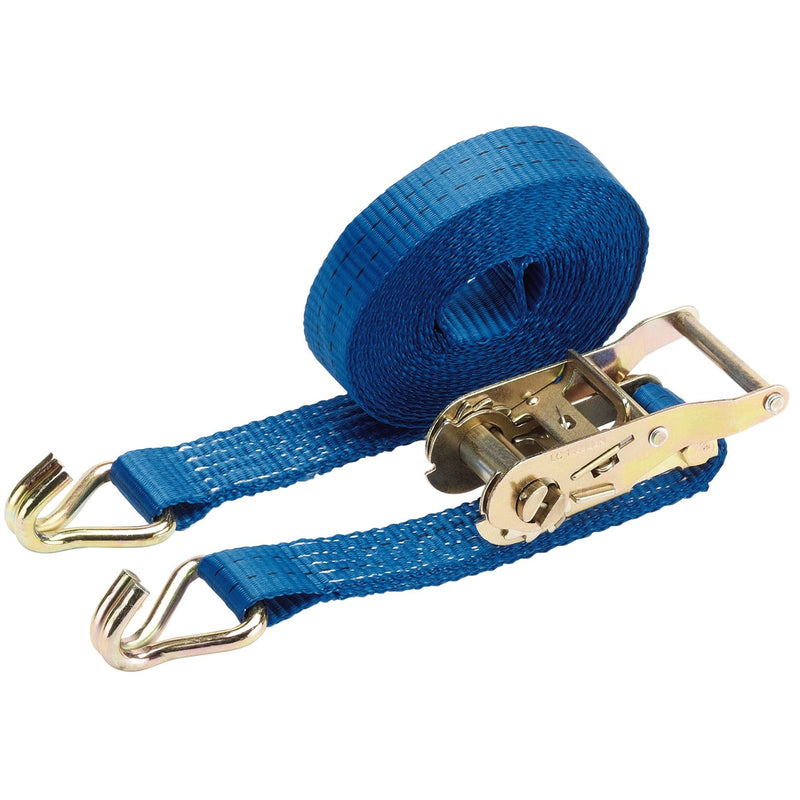 Draper Ratchet Tie Down Strap, 6m x 35mm, 1000kg 60918 Draper - Dynamic Drive