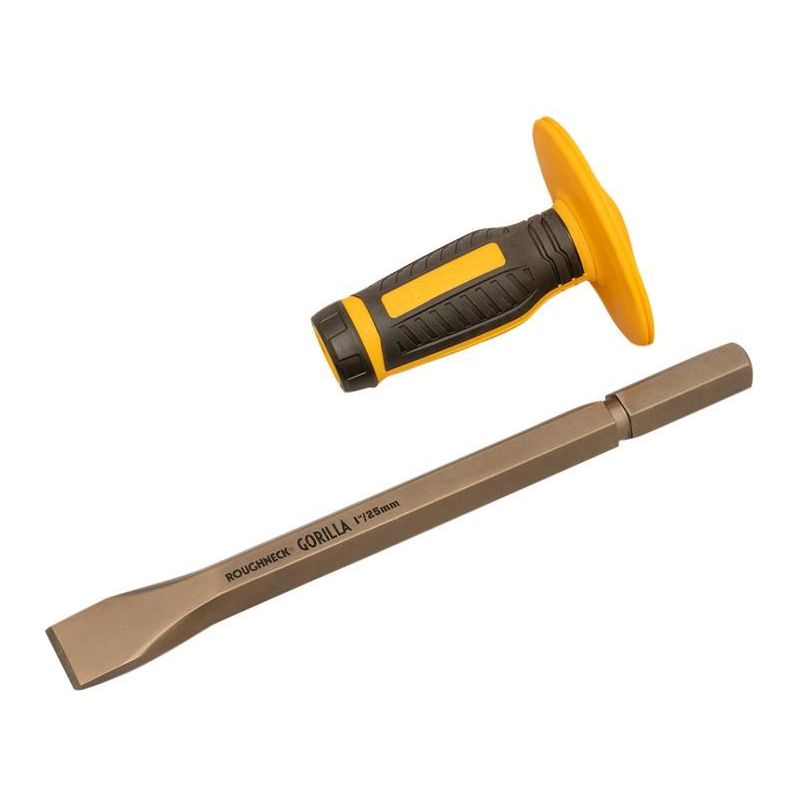 Roughneck Gorilla Cold Chisel with Non-Slip Hand Guard 25 x 279mm (1 x 11in) Roughneck - Dynamic Drive