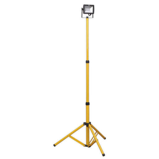 Sealey Telescopic Floodlight 10W SMD LED 110V Sealey - Dynamic Drive