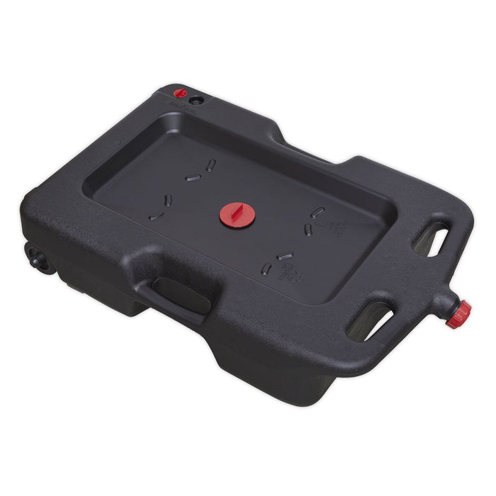 Sealey Oil/Fluid Drain & Recycling Container 54L Wheeled DRP09 Sealey - Dynamic Drive