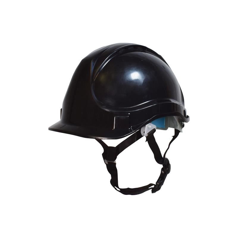 Scan Short Peak Safety Helmet Black Scan - Dynamic Drive
