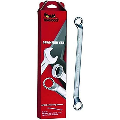 Teng Tools Double Ring Spanner Set 8 Pieces Teng Tools - Dynamic Drive