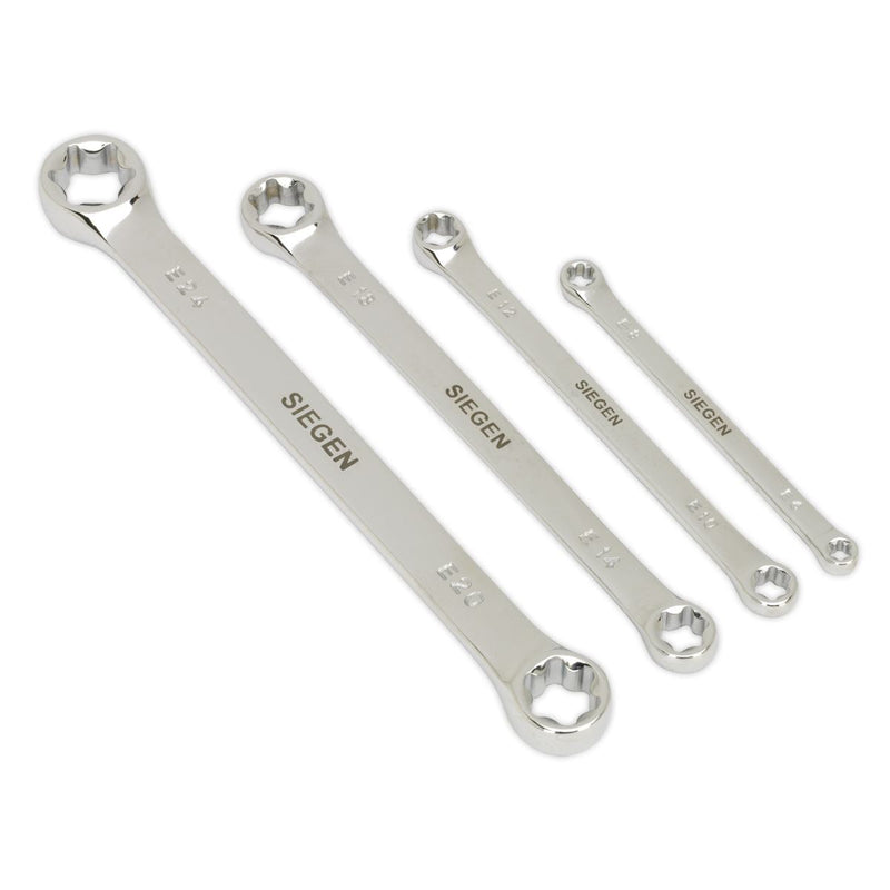 Seigen by Sealey Trx-Star* Double End Spanner Set 4Pc Siegen by Sealey - Dynamic Drive