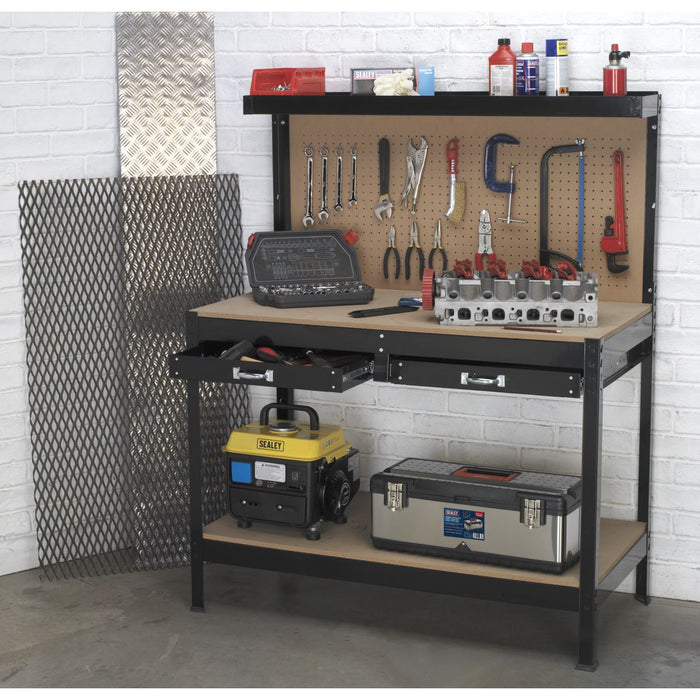Sealey Workstation 1.2m with Drawers AP12600 Sealey - Dynamic Drive