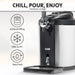 Baridi 5L Mini Keg Draft Beer Dispenser Tap 4C Integrated Cooling Baridi  - Dynamic Drive
