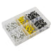 Sealey Numberplate Screw Assortment 4.8mm x 18mm 195pc - Plastic Enclosed Head Sealey - Dynamic Drive