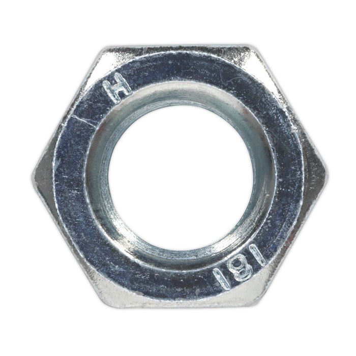 Sealey Steel Nut M14 Zinc DIN 934 Pack of 25 SN14 Sealey  - Dynamic Drive