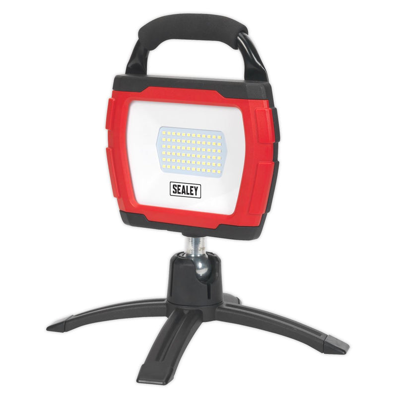 Sealey Rechargeable 360 Floodlight 36W SMD LED Portable Red Lithium-ion Sealey - Dynamic Drive