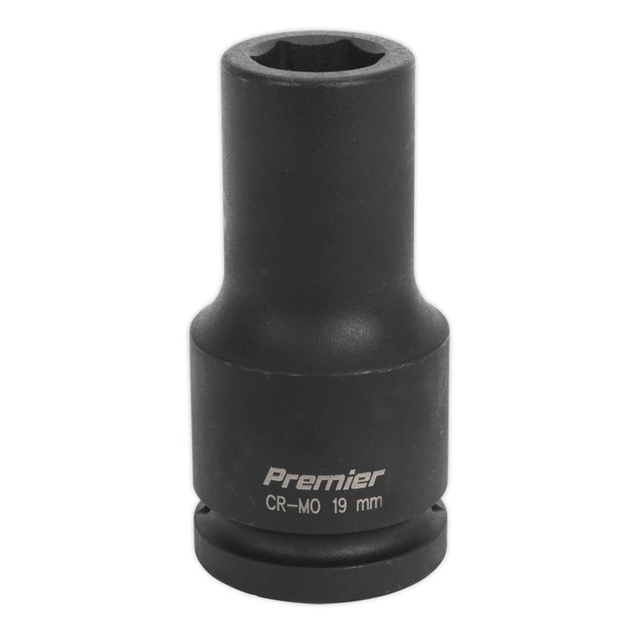 Sealey Impact Socket 19mm Deep 3/4"Sq Drive IS3419D Sealey - Dynamic Drive