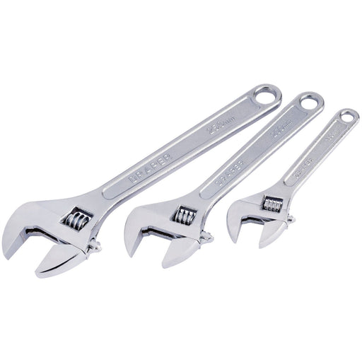 Draper Redline Adjustable Wrench Set (3 Piece) 67642 Draper - Dynamic Drive