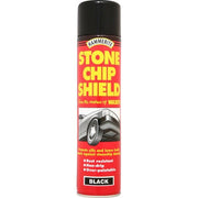 2 x Hammerite Stone Chip Car Shield Aerosol Spray Protector 600ml Black Hammerite - Dynamic Drive