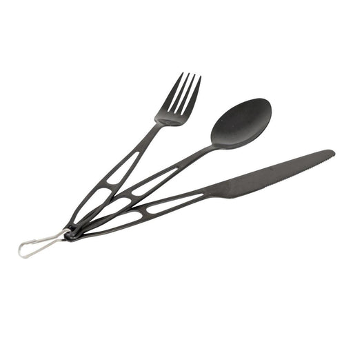 Bo-Camp Outdoor Cutlery In Cover 3 Pieces Bo-Camp - Dynamic Drive
