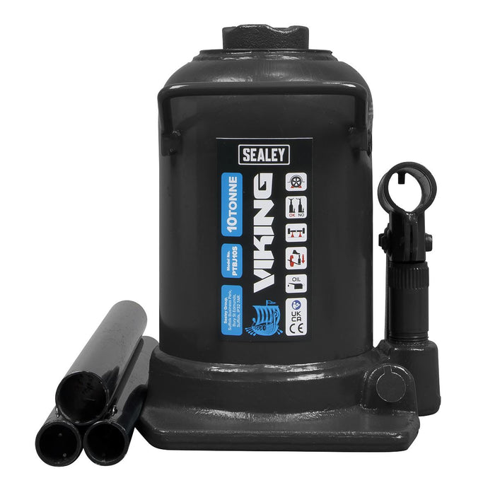 Viking Viking Telescopic Bottle Jack 10 Tonne PTBJ10S Viking - Dynamic Drive