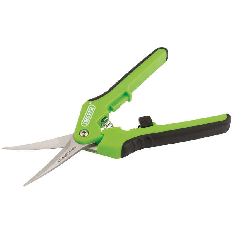 Draper Precision Curved Pruning Secateurs, 165mm 73729 Draper - Dynamic Drive