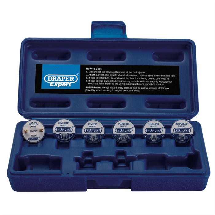 Draper Injector Noid Light Kit (6 Piece) 57798 Draper - Dynamic Drive