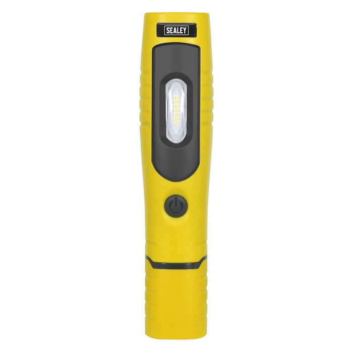 Sealey Rechargeable 360 Inspection Light 7 SMD & 3W SMD LED Yellow Lithium-ion Sealey - Dynamic Drive