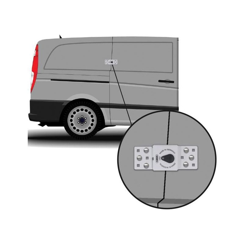 Abus Mechanical 142 Series Sliding Door Van Lock & 23/70mm Diskus® Padlock ABUS Mechanical - Dynamic Drive