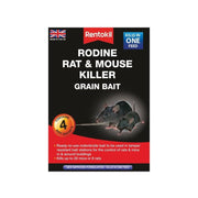 Rentokil Rodine Rat & Mouse Killer Grain Bait (Sachets 4) Rentokil - Dynamic Drive