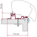 Fiamma Adapter Bracket Kit for Caravan Standard (98655-657) Fiamma - Dynamic Drive