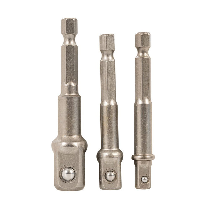 Silverline Socket Driver Set 3pce 1/4", 3/8" & 1/2" Silverline - Dynamic Drive