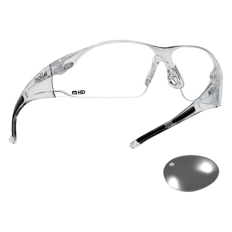 Bolle Safety RUSH Safety Glasses - Clear HD Bolle Safety - Dynamic Drive