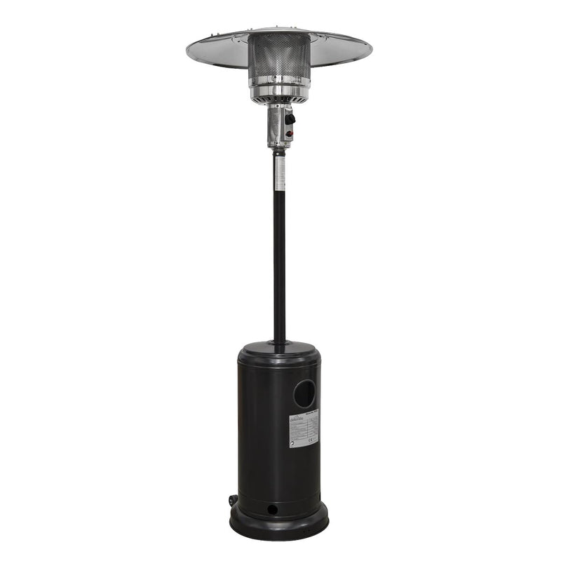 Dellonda Outdoor Garden Gas Patio Heater 13kW Commercial & Domestic Use Black Dellonda  - Dynamic Drive