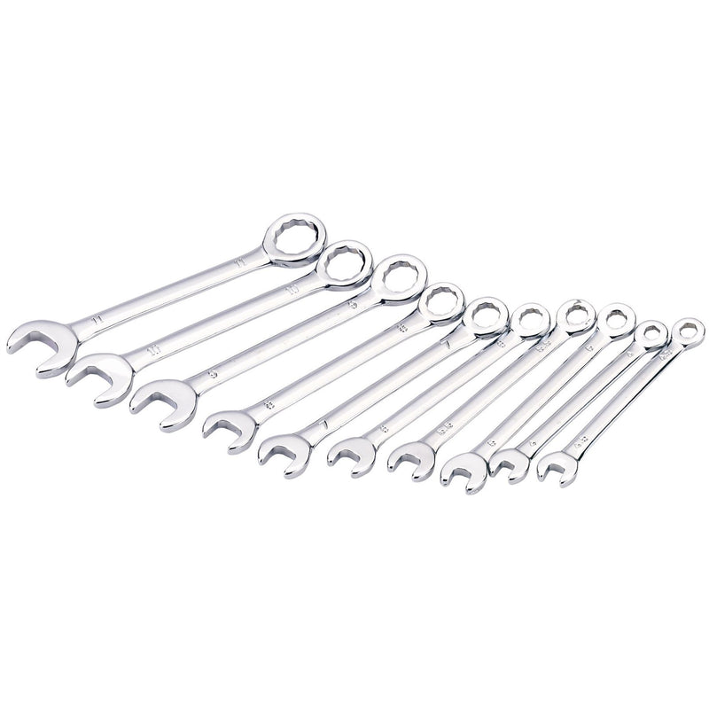 Draper Metric Midget Combination Spanner Set (10 Piece) 19756 Draper - Dynamic Drive