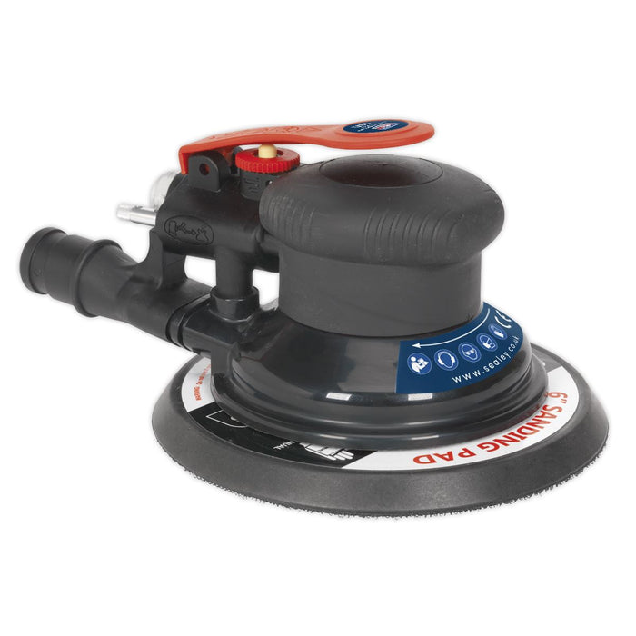 Sealey Air Palm Orbital Sander 150mm Dust-Free SA801 Sealey  - Dynamic Drive