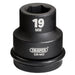 Draper HI-TORQ 6 Point Impact Socket, 3/4" Sq. Dr., 19mm 28660 Draper - Dynamic Drive
