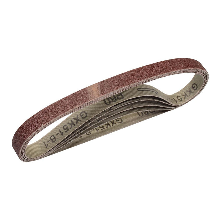 Silverline Sanding Belts 13 x 457mm 5pk 60 Grit Silverline - Dynamic Drive