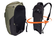Thule Paramount hybrid bike pannier and backpack 26L green Thule - Dynamic Drive