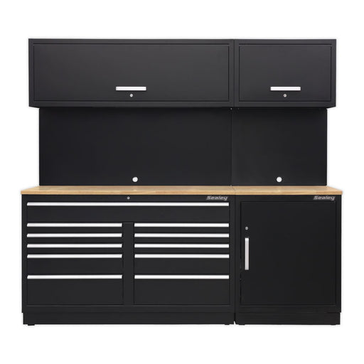 Sealey Premier Premier Storage System with Oak Worktop 2.3m APMSCOMBO4W Sealey Premier - Dynamic Drive