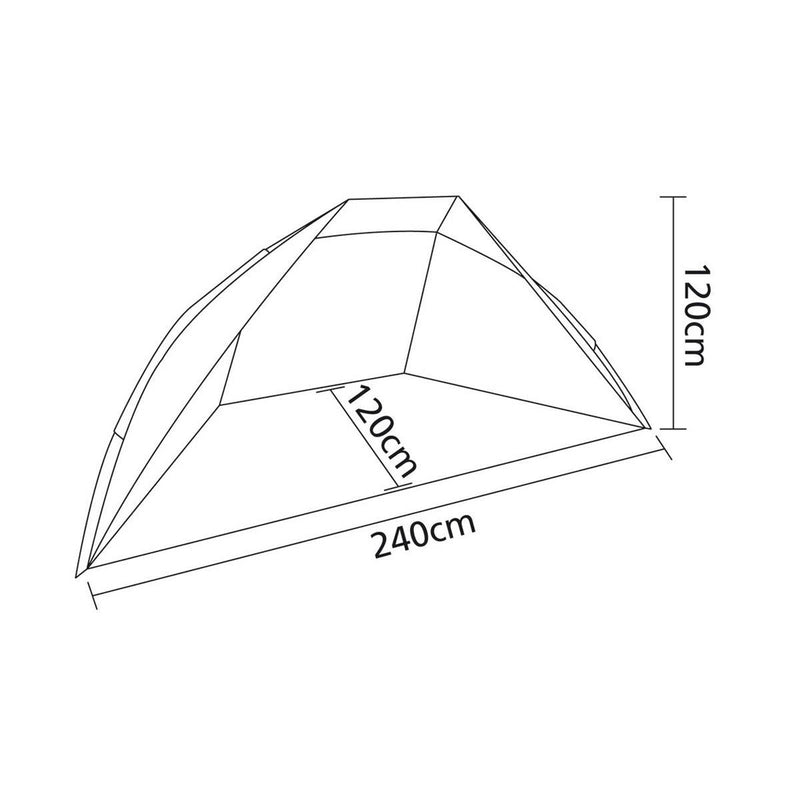 Bo-Camp Beach Screen Grey/Blue Bo-Camp - Dynamic Drive
