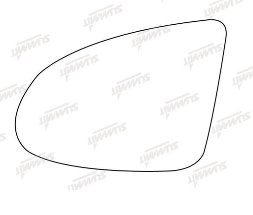 Summit Heated Base Plate With Standard Mirror Glass fits Audi A2 00 to 05 Summit - Dynamic Drive