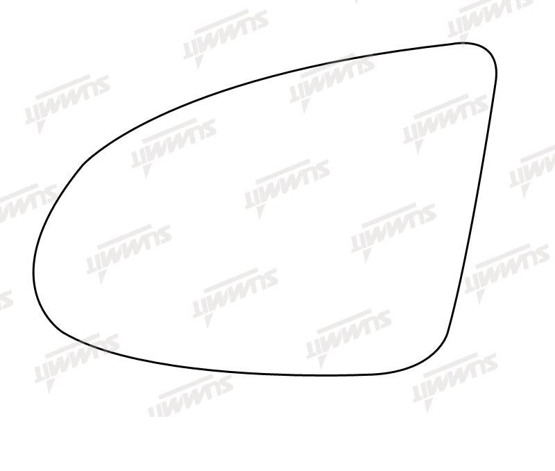 Summit Heated Base Plate With Standard Mirror Glass fits Audi A2 00 to 05 Summit - Dynamic Drive