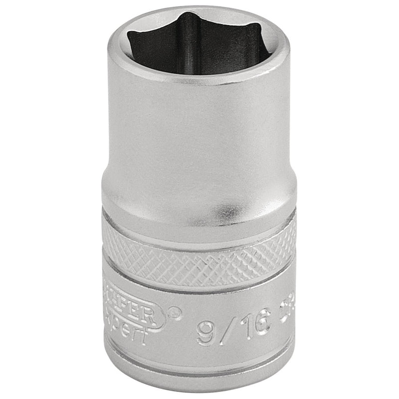 Draper 6 Point Imperial Socket, 1/2" Sq. Dr., 9/16" 16627 Draper - Dynamic Drive