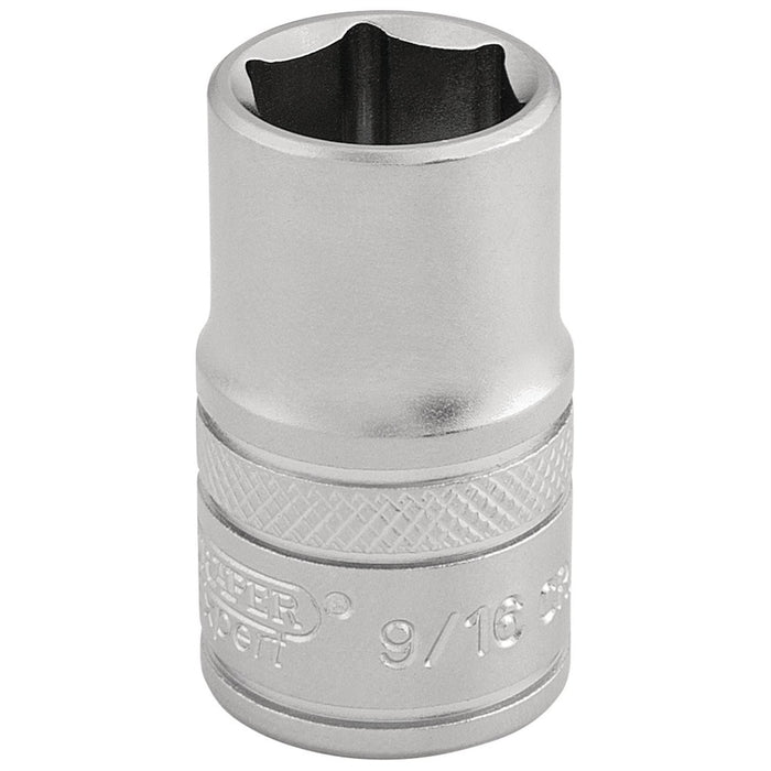 Draper 6 Point Imperial Socket, 1/2" Sq. Dr., 9/16" 16627 Draper - Dynamic Drive