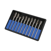 Laser Tungsten Carbide Burr Set 10pc 6989 Laser - Dynamic Drive