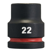Milwaukee Hex Socket Shw 3/4 Std 22mm-1Pc 22mm Milwaukee - Dynamic Drive