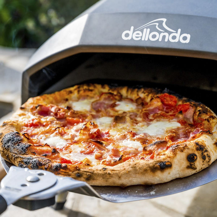 Dellonda Gas Pizza Oven with Water-Resistant Cover/Carry Bag & 12" Pizza Peel Dellonda  - Dynamic Drive