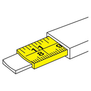 Silverline Hi-Vis Contour Tape 8m / 26ft x 25mm Silverline - Dynamic Drive