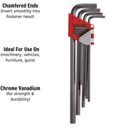 Teng Tools Extra Long Hex Key Set 9 Pieces Teng Tools - Dynamic Drive