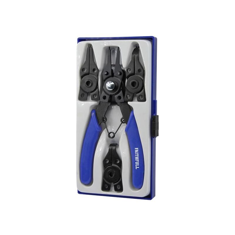 Faithfull Circlip Pliers Set, 5 Piece Faithfull - Dynamic Drive